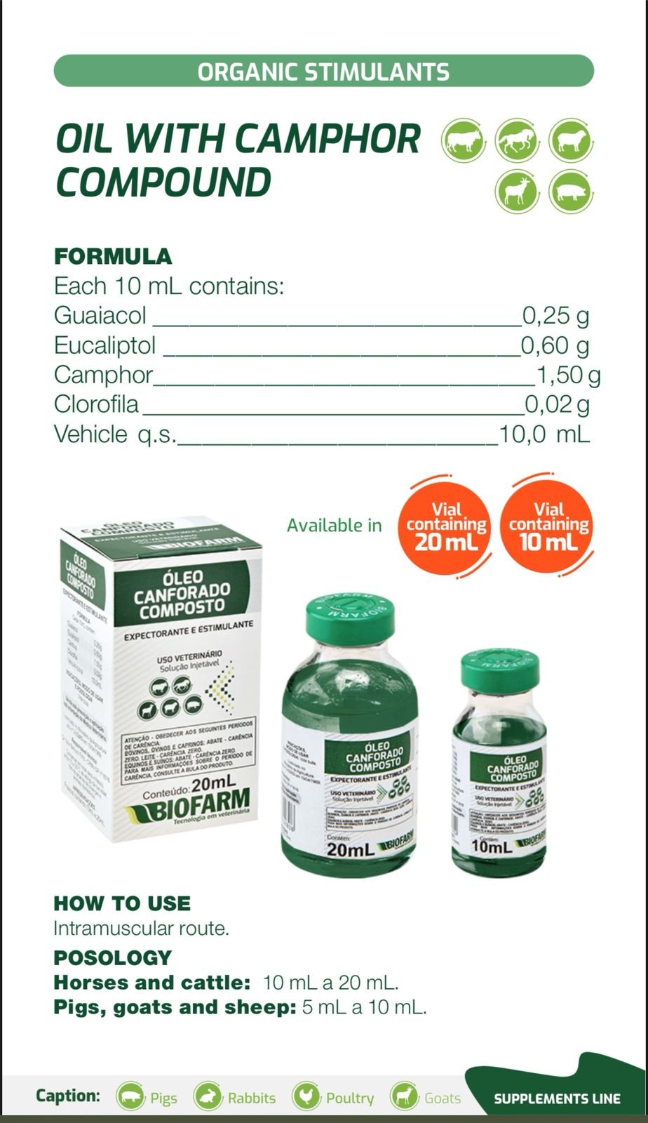 Oil with Camphor Compound